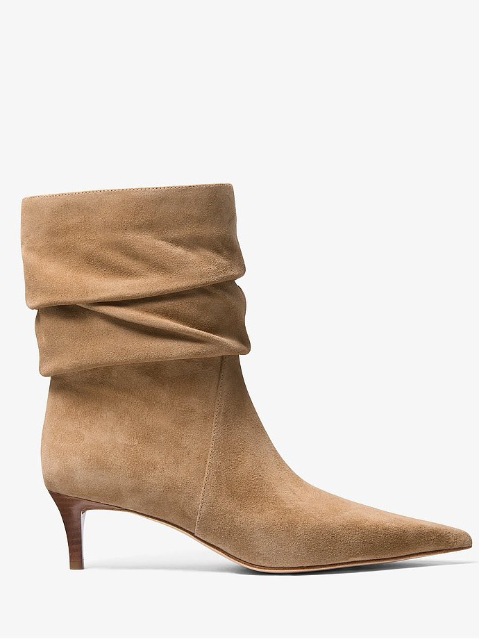 Michael Kors Dawn Suede Ankle Boot